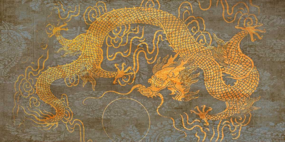 Golden Dragon art print by Joannoo for $57.95 CAD