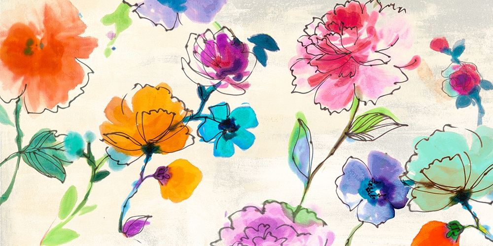 Waterflowers art print by Michelle Clair for $57.95 CAD