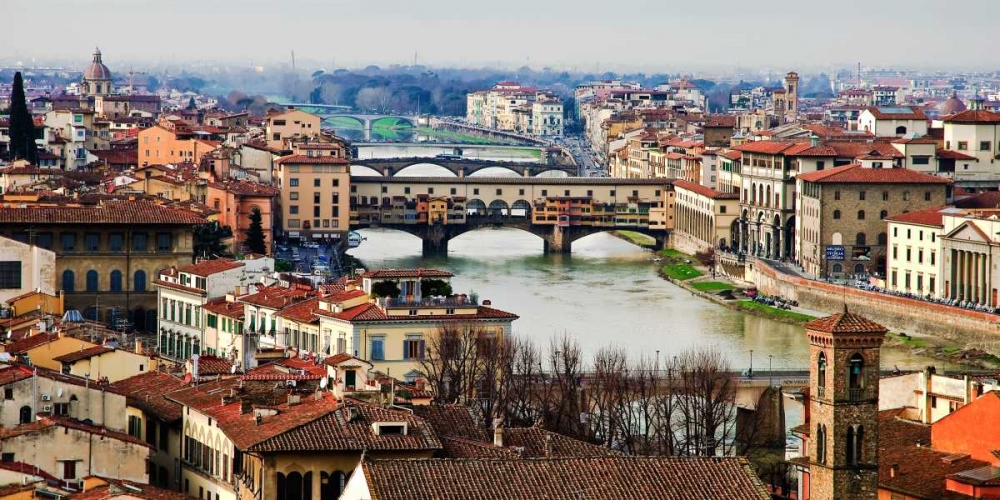 Ponte Vecchio Florence art print by Vadim Ratsenskiy for $57.95 CAD