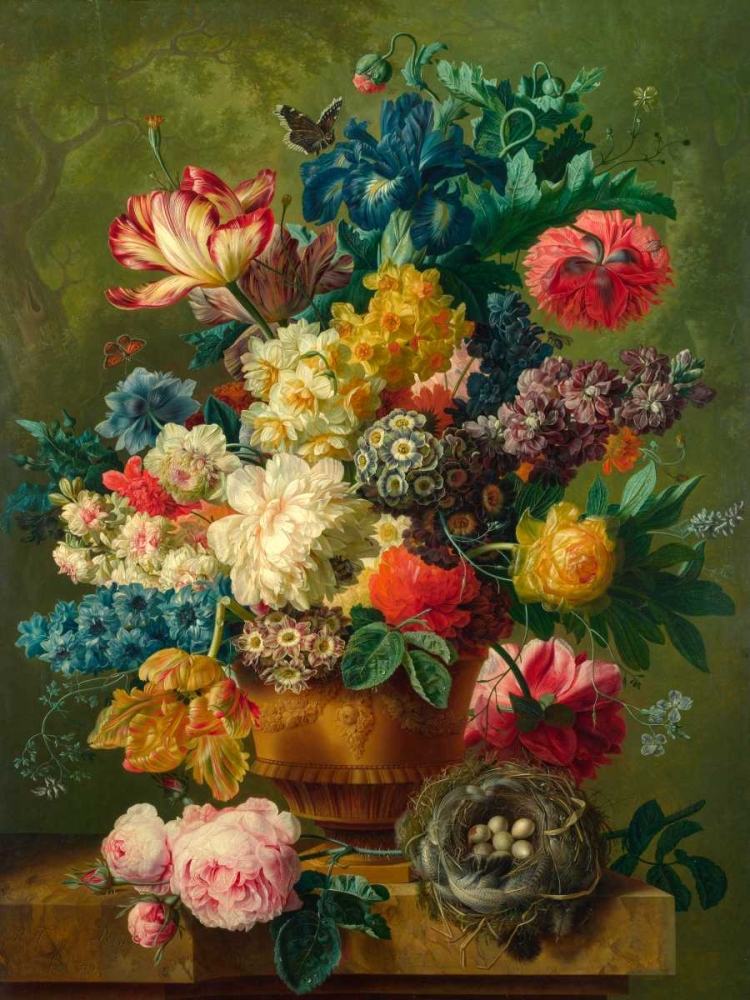 Composition of Flowers in a Vase art print by Ambrosius Bosschaert the Elder for $57.95 CAD