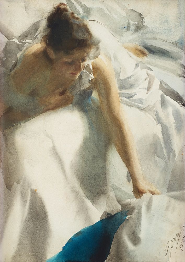 The Artists Wife art print by Anders Zorn for $57.95 CAD