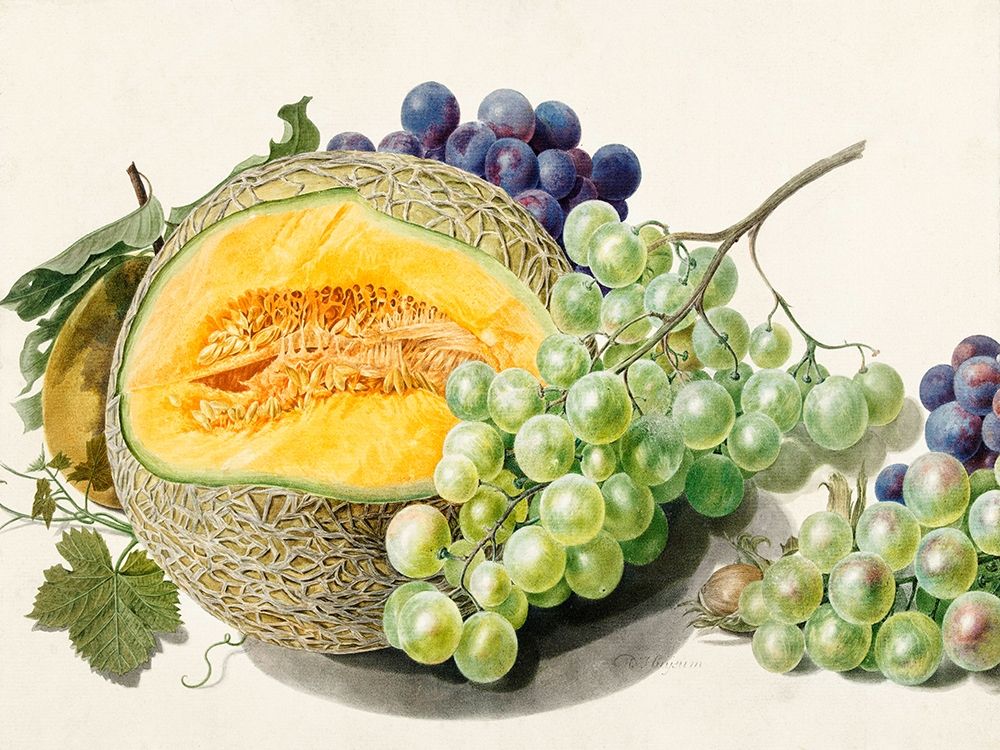 Fruits II art print by Michiel van Huysum for $57.95 CAD
