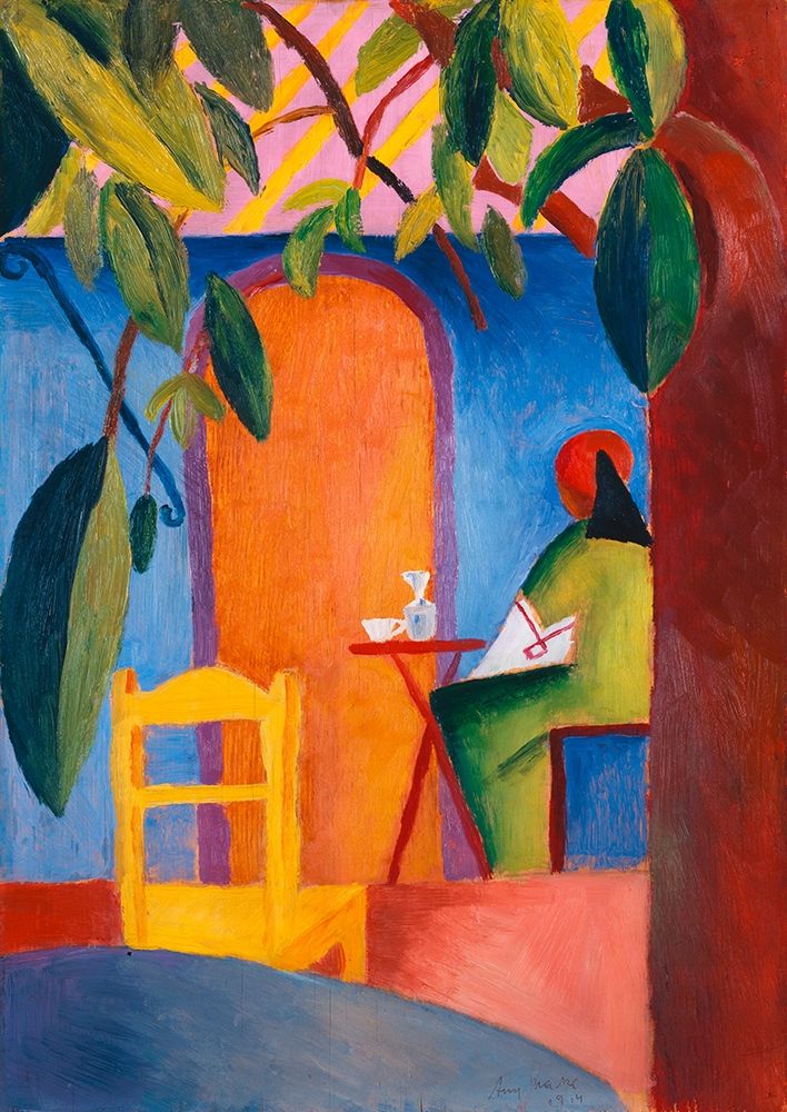 Turkish Cafe art print by August Macke for $57.95 CAD