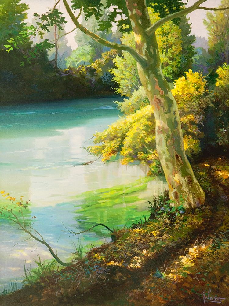Sulla sponda del fiume art print by Adriano Galasso for $57.95 CAD