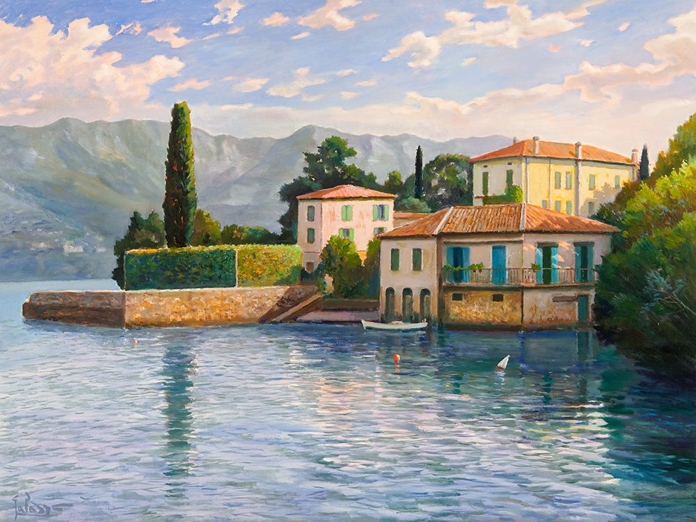 Villa sul lago art print by Adriano Galasso for $57.95 CAD