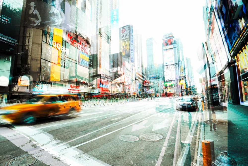 Times Square Multiexposure II art print by Peter Berry for $57.95 CAD