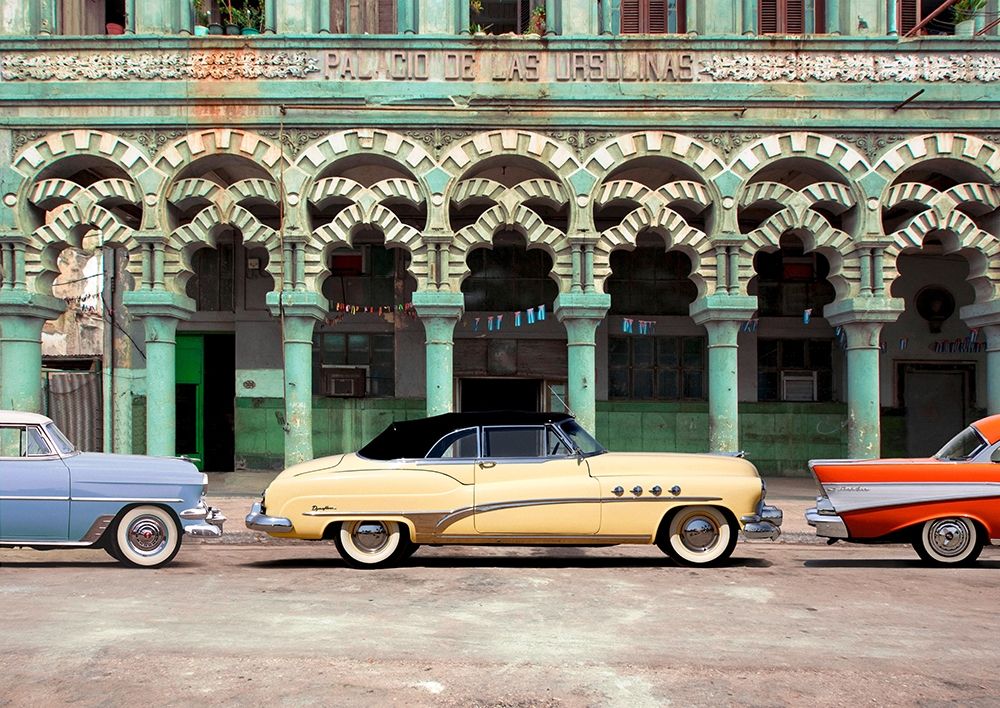 Cars parked in Havana, Cuba art print by Pangea Images for $57.95 CAD