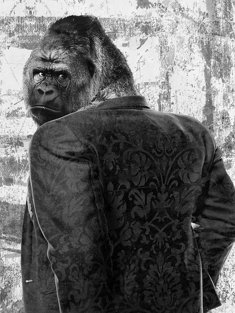 Ape in a Suit art print by VizLab for $57.95 CAD