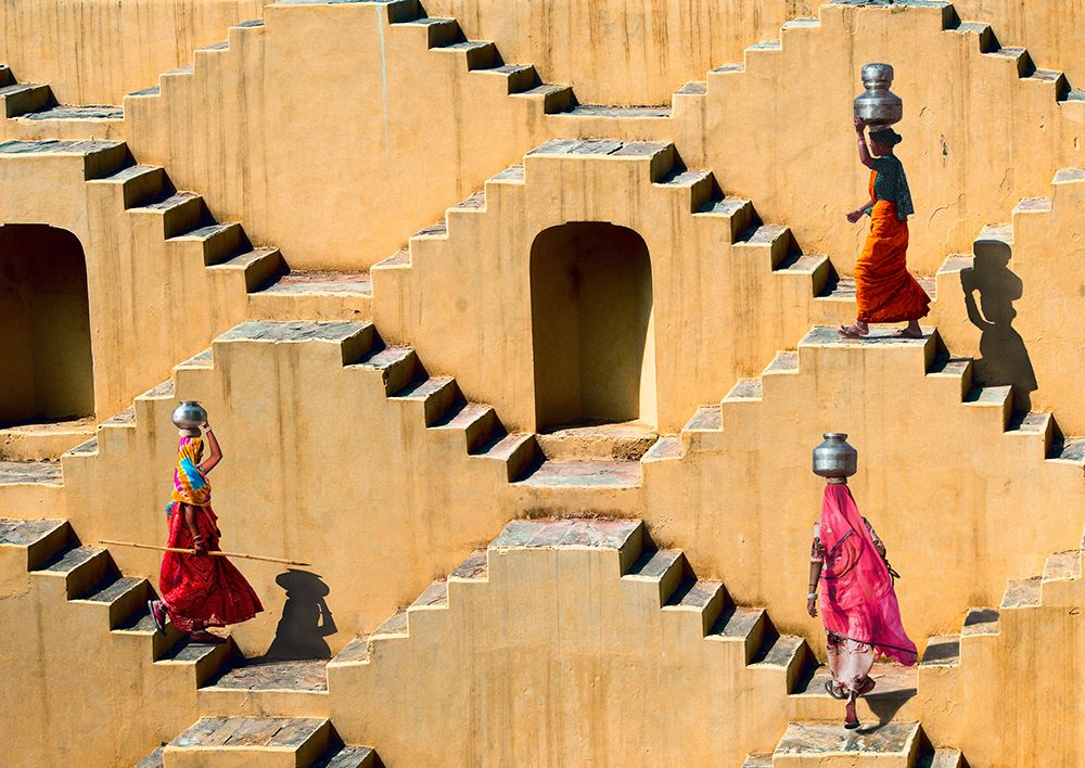 Stepwell in Jaipur-India art print by Pangea Images for $57.95 CAD