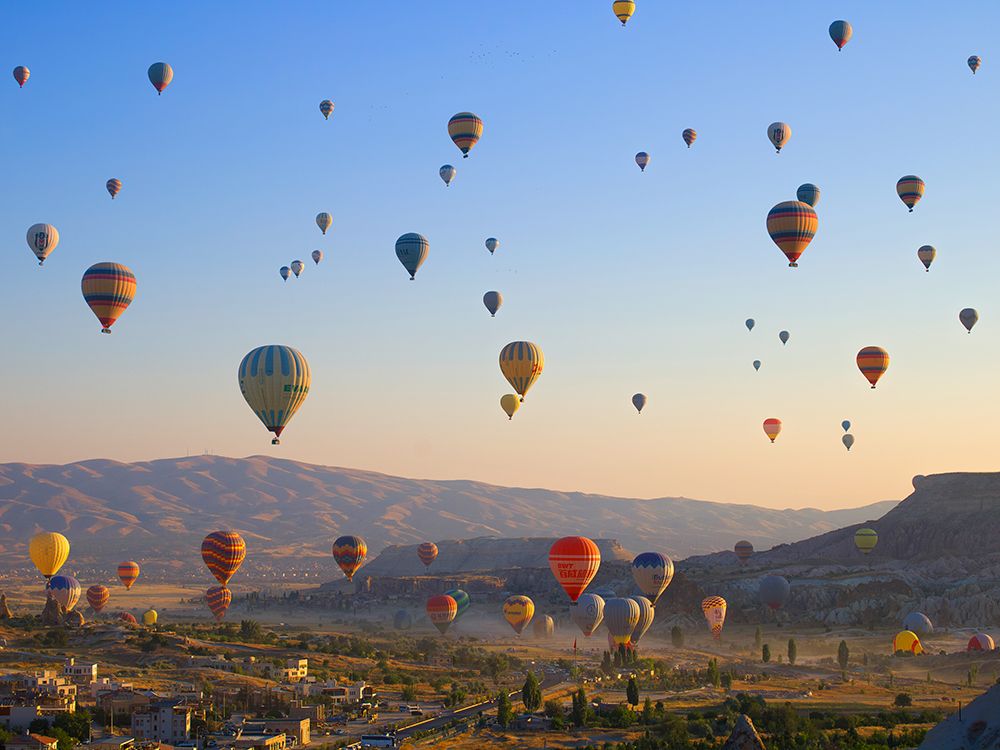 Flying over Cappadocia, Turkey art print by Pangea Images for $57.95 CAD