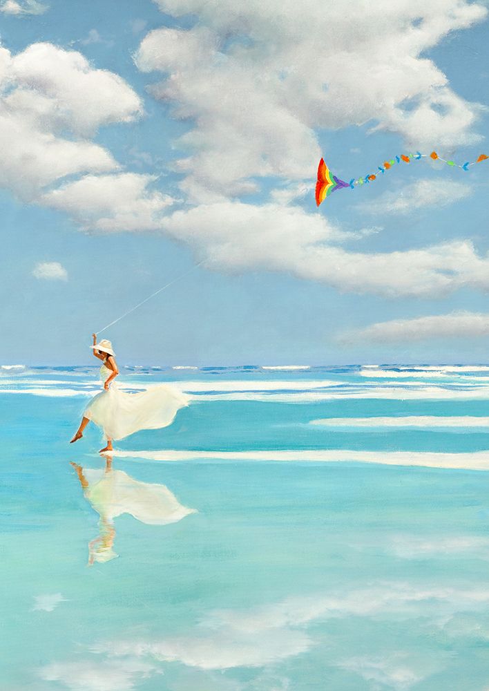 Flying on the Water (detail) art print by Pierre Benson for $57.95 CAD