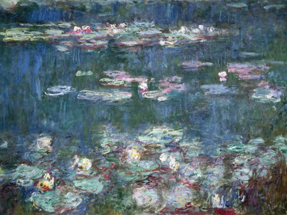 Water-Lilies art print by Claude Monet for $57.95 CAD