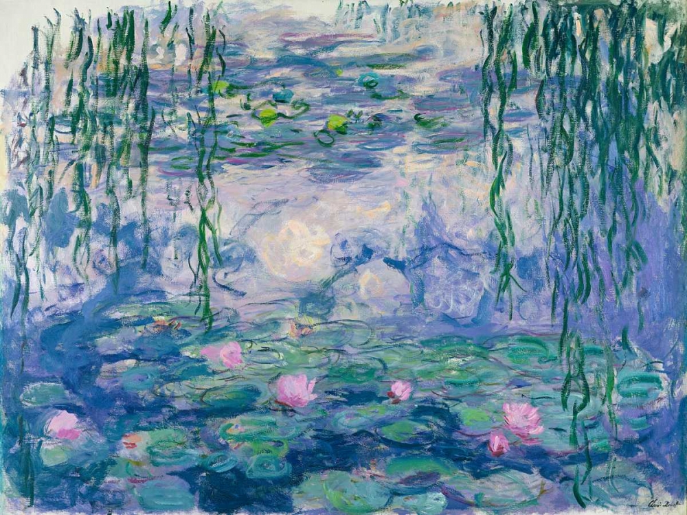 Waterlilies art print by Claude Monet for $57.95 CAD