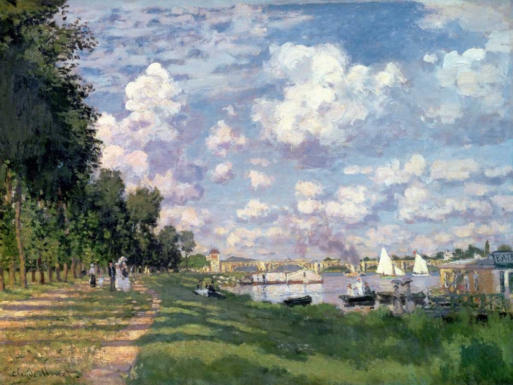 The Marina at Argenteuil art print by Claude Monet for $57.95 CAD