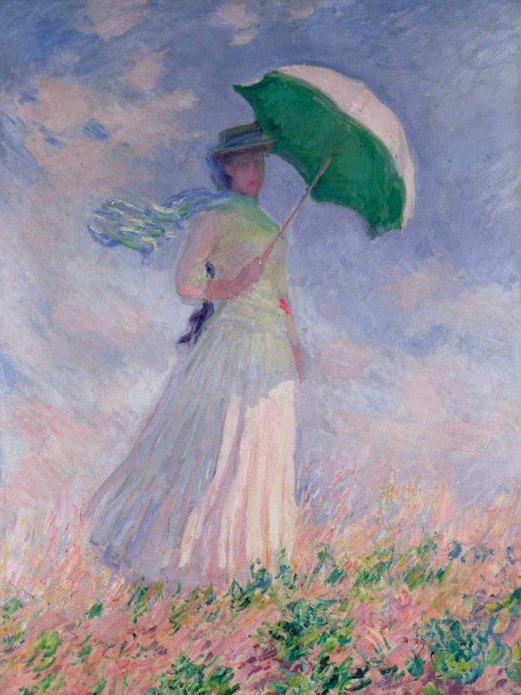 Woman with a Parasol-Right art print by Claude Monet for $57.95 CAD