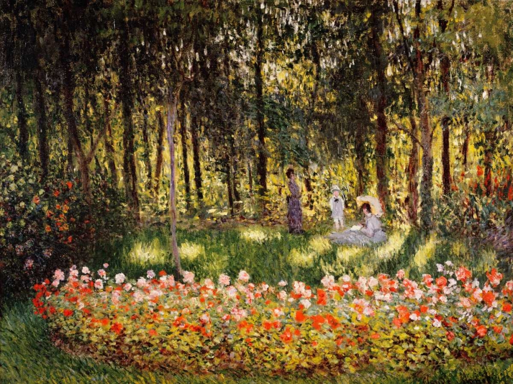 Wooded Scene art print by Claude Monet for $57.95 CAD