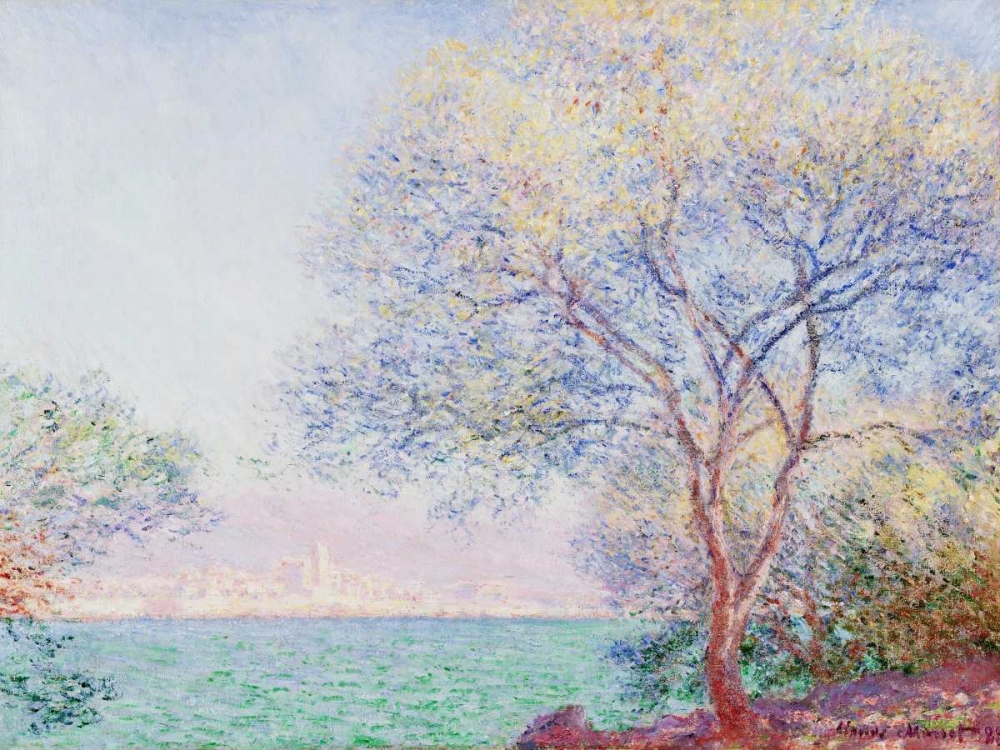 Morning Antibes art print by Claude Monet for $57.95 CAD