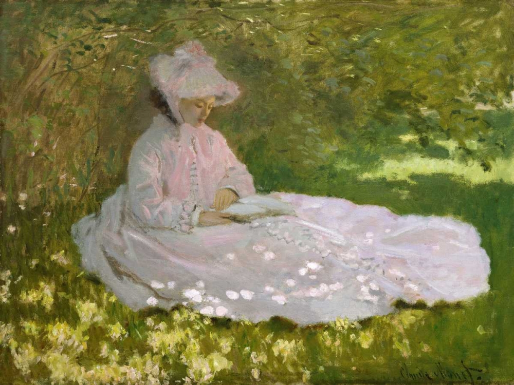 Springtime art print by Claude Monet for $57.95 CAD