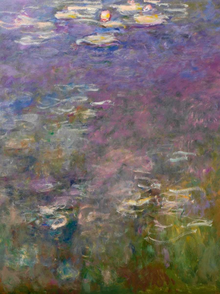 Water Lilies III art print by Claude Monet for $57.95 CAD