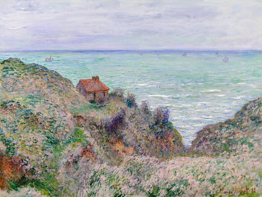 Cabin of the Customs Watch  art print by Claude Monet for $57.95 CAD