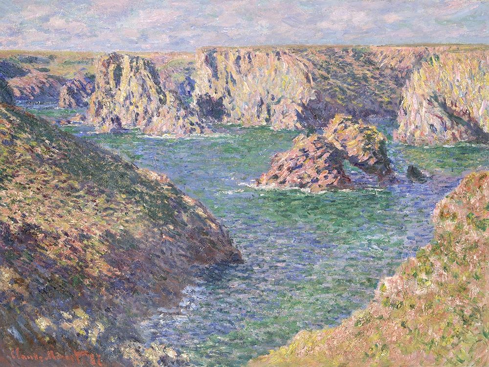 Port Domois - Belle Isle art print by Claude Monet for $57.95 CAD