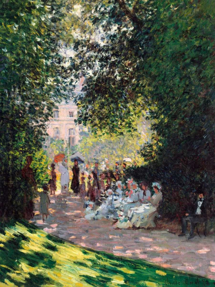 The Parc Monceau art print by Claude Monet for $57.95 CAD