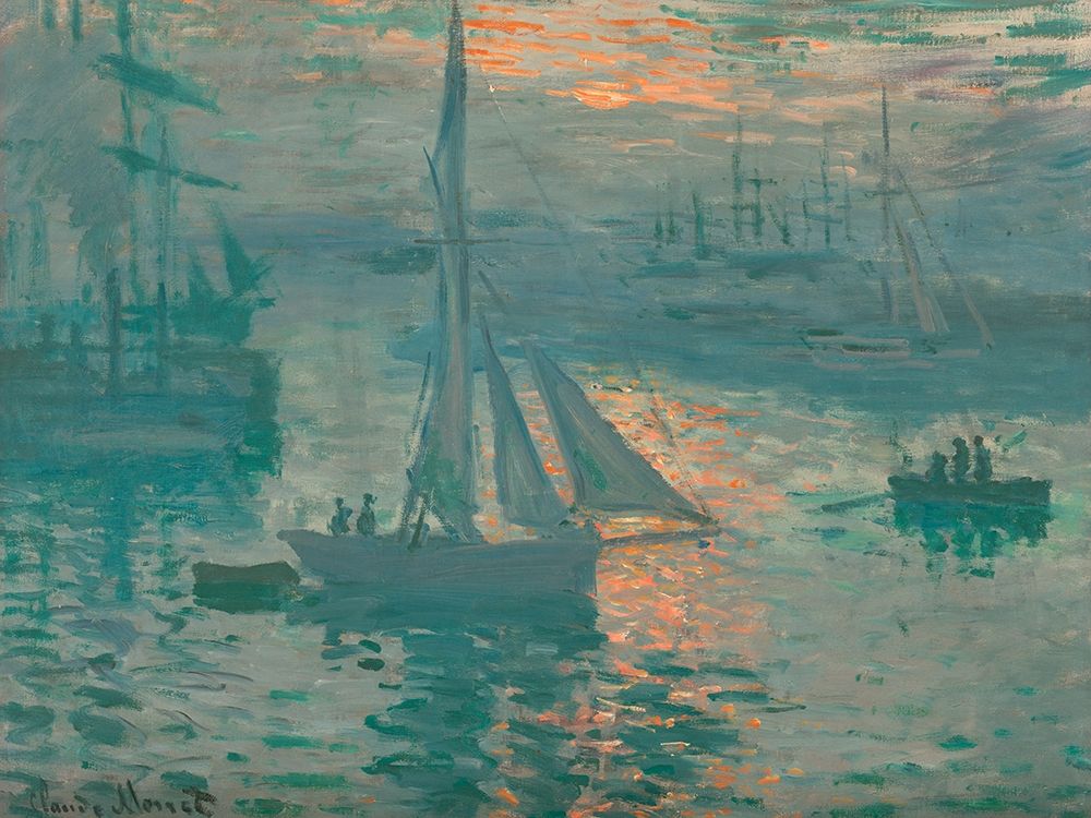 Sunrise (Marine) art print by Claude Monet for $57.95 CAD