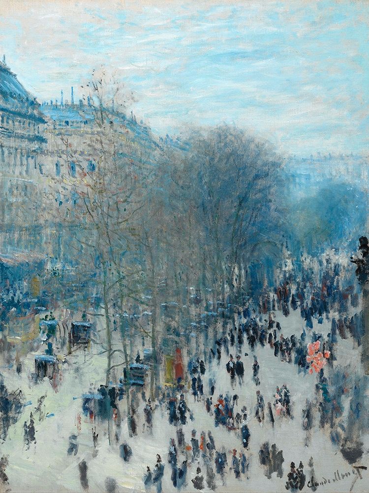 Boulevard des Capucines art print by Claude Monet for $57.95 CAD