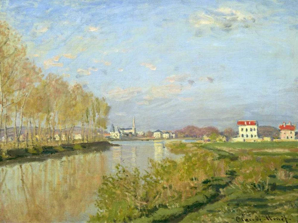 The Seine at Argenteuil art print by Claude Monet for $57.95 CAD
