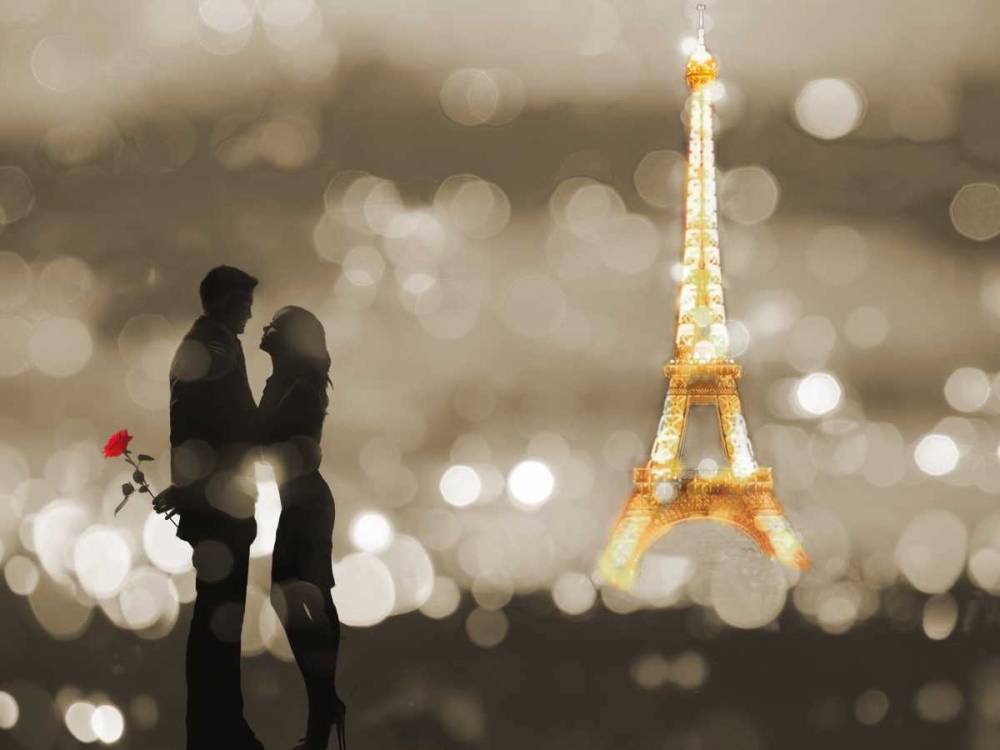 A Date in Paris (BW) art print by Dianne Loumer for $57.95 CAD
