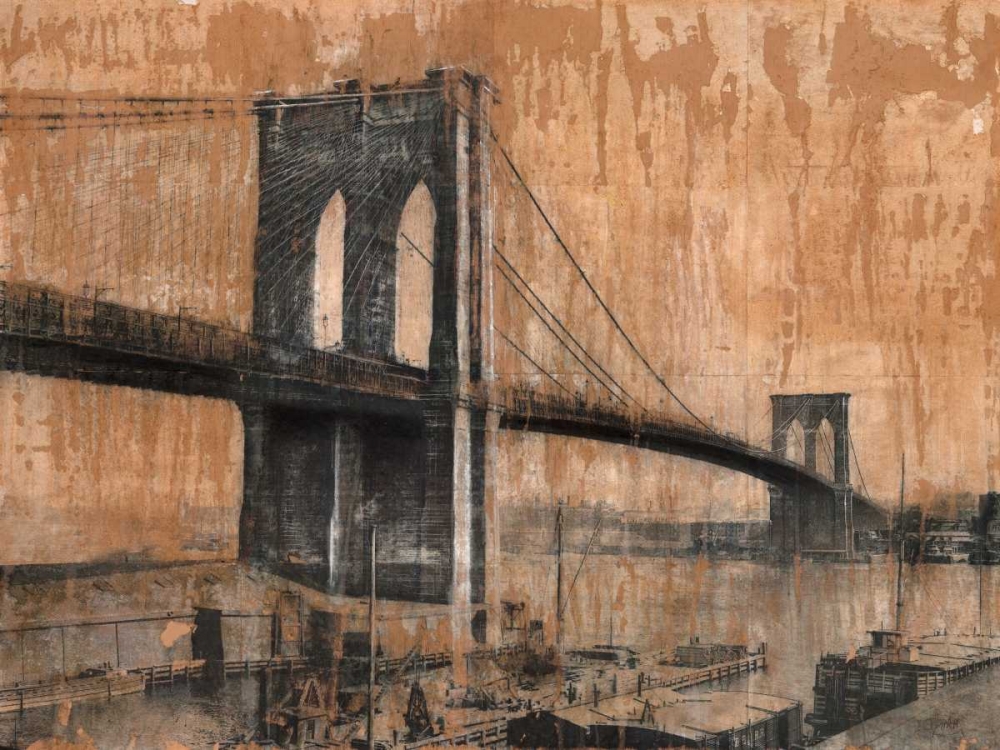 Brooklyn Bridge 2 art print by Dario Moschetta for $57.95 CAD