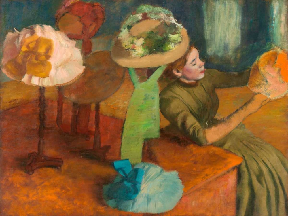 The Millinery Shop art print by Edgar Degas for $57.95 CAD