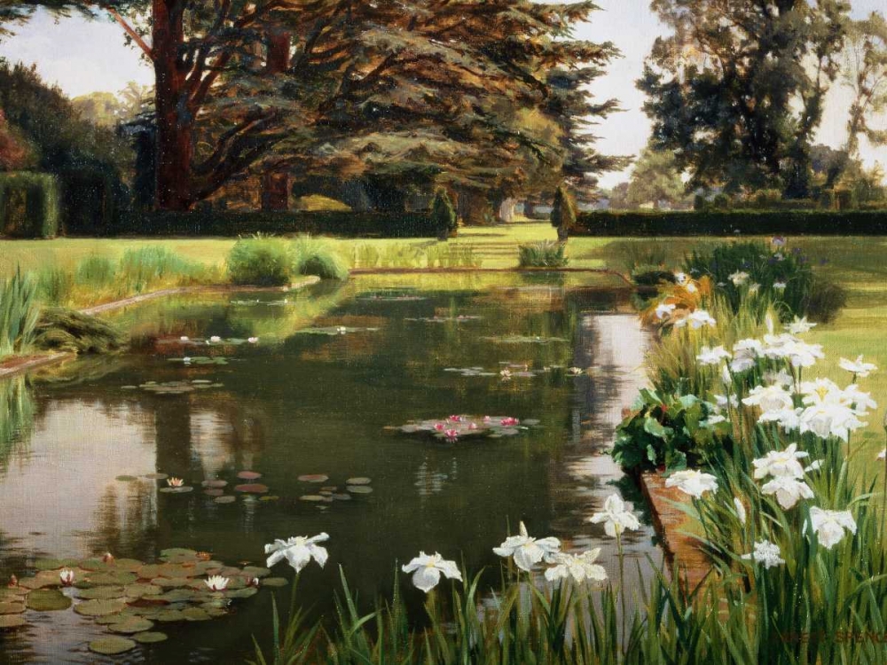 The Garden Sutton Place England art print by Ernest Spence for $57.95 CAD