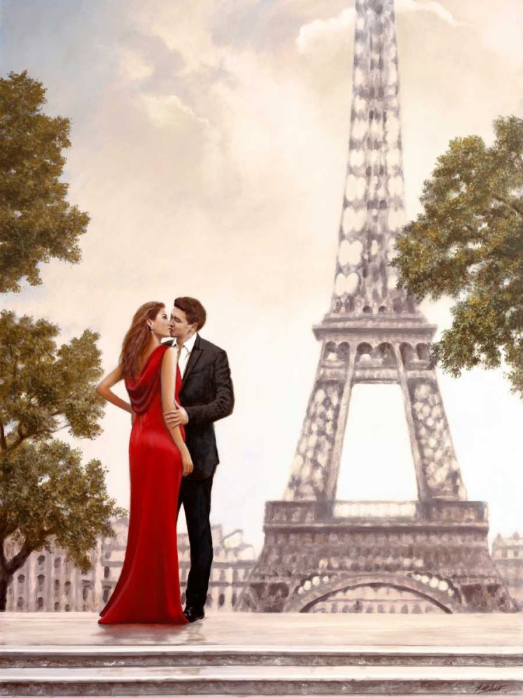 Romance in Paris I art print by John Silver for $57.95 CAD