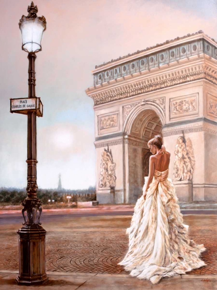 Romance in Paris II art print by John Silver for $57.95 CAD