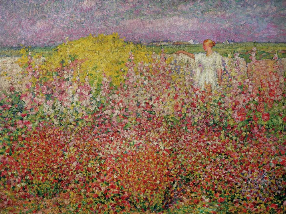 Amongst the Flowers at Belle Isle art print by John Peter Russell for $57.95 CAD