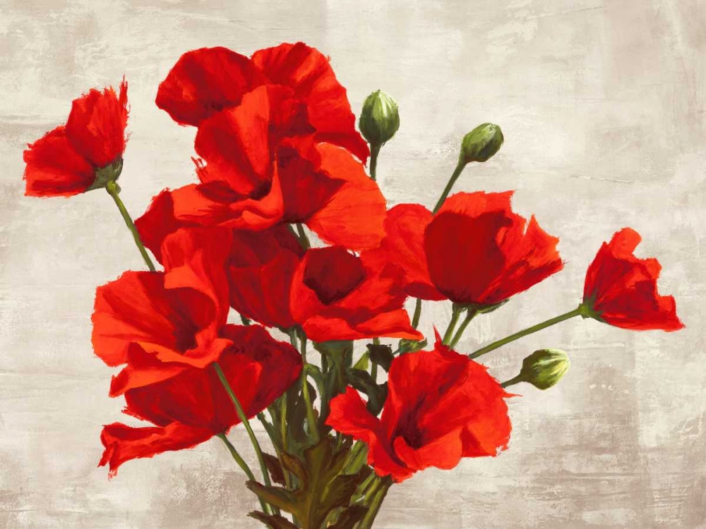 Bouquet of Poppies art print by Jenny Thomlinson for $57.95 CAD