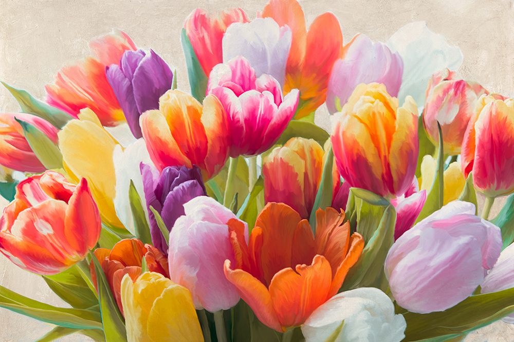 Spring Tulips art print by Luca Villa for $57.95 CAD