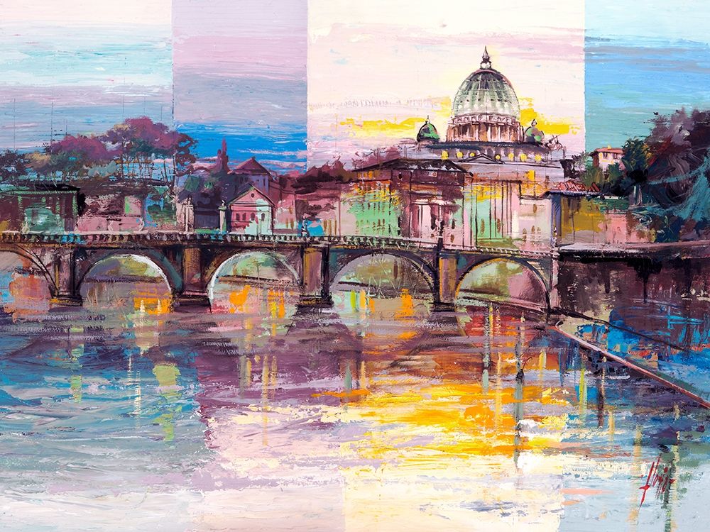 Roma di sera art print by Luigi Florio for $57.95 CAD