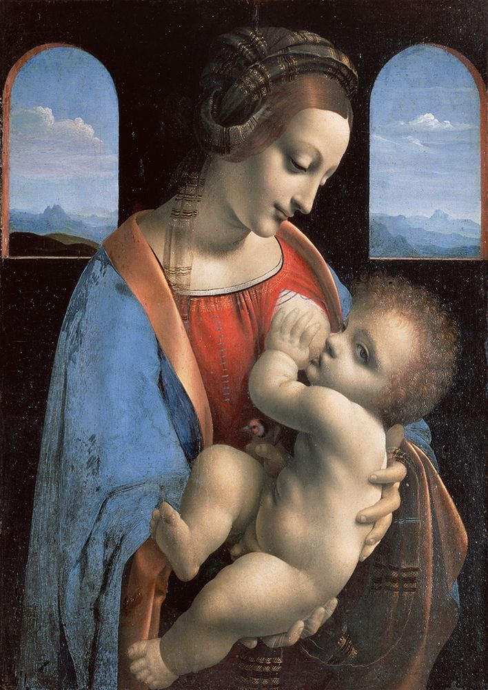 Madonna and Child (Madonna Litta) art print by Leonardo da Vinci for $57.95 CAD