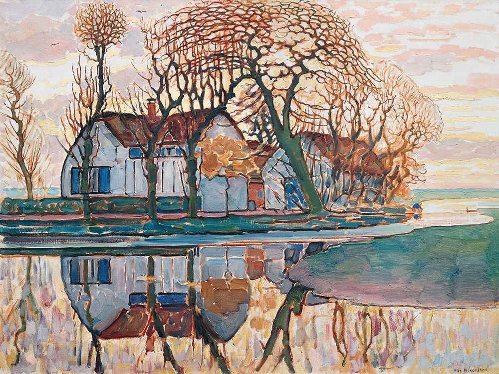 Farm near Duivendrecht art print by Piet Mondrian for $57.95 CAD