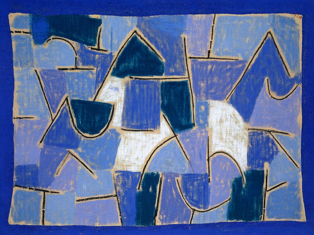 Blue Night - 1937 art print by Paul Klee for $57.95 CAD