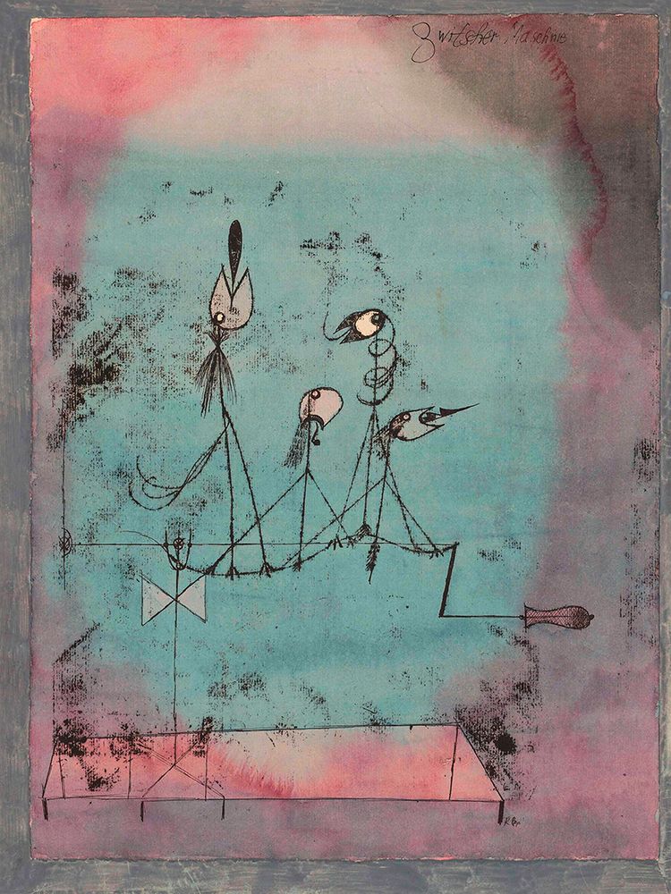 Twittering Machine art print by Paul Klee for $57.95 CAD