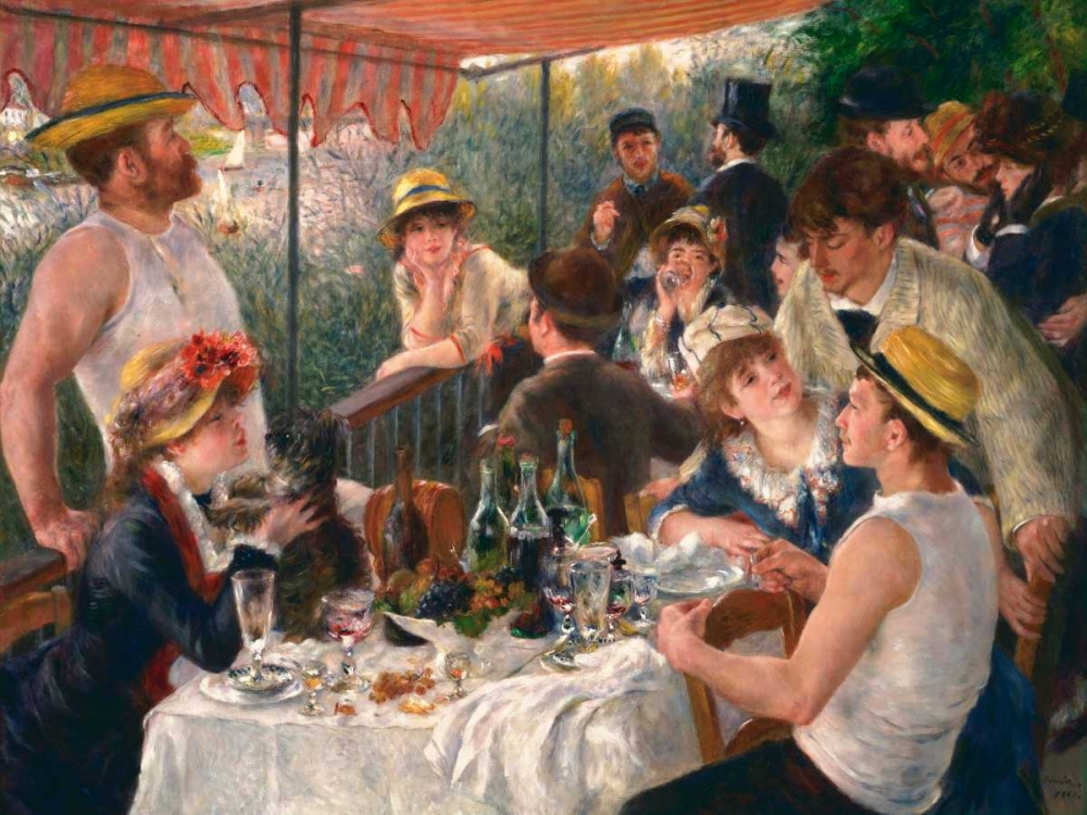 Luncheon of the Boating Party art print by Pierre-Auguste Renoir for $57.95 CAD