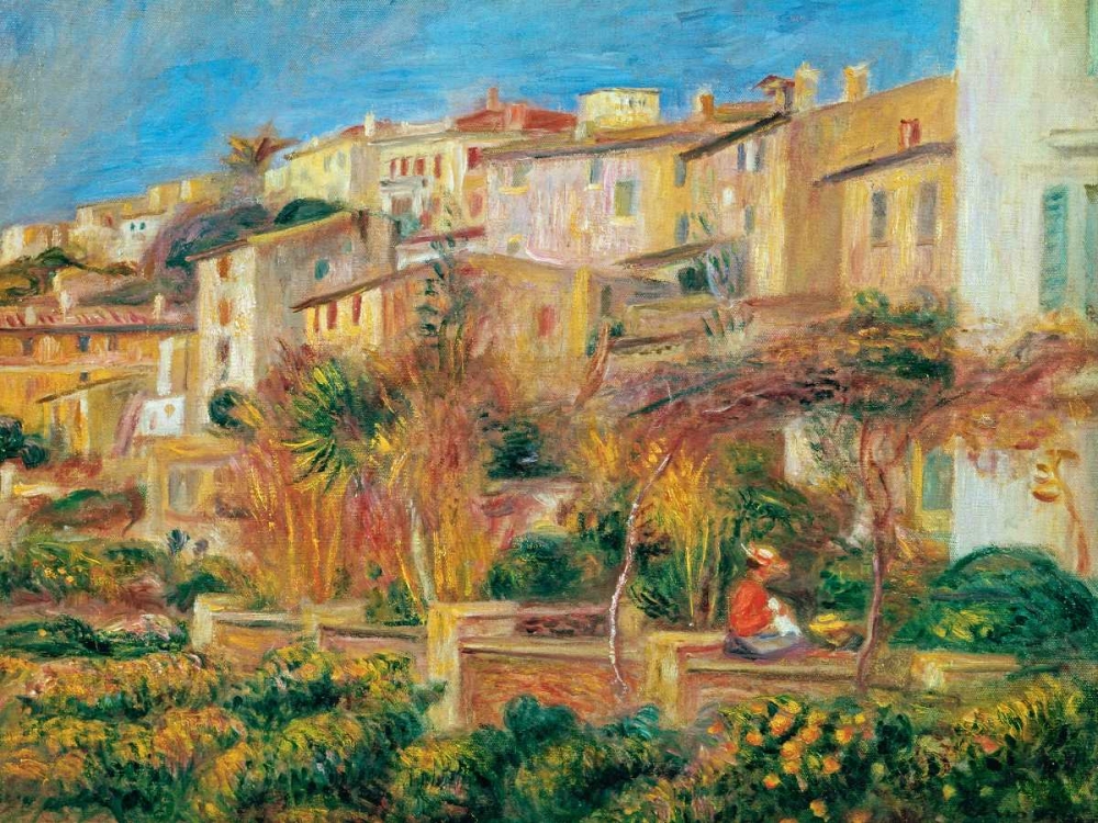 Terrace a Cagnes sur Mer art print by Pierre-Auguste Renoir for $57.95 CAD