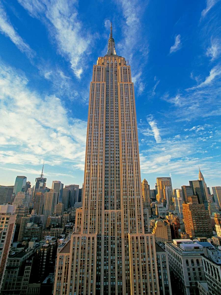 The Empire State Building New York City art print by Richard Berenholtz for $57.95 CAD