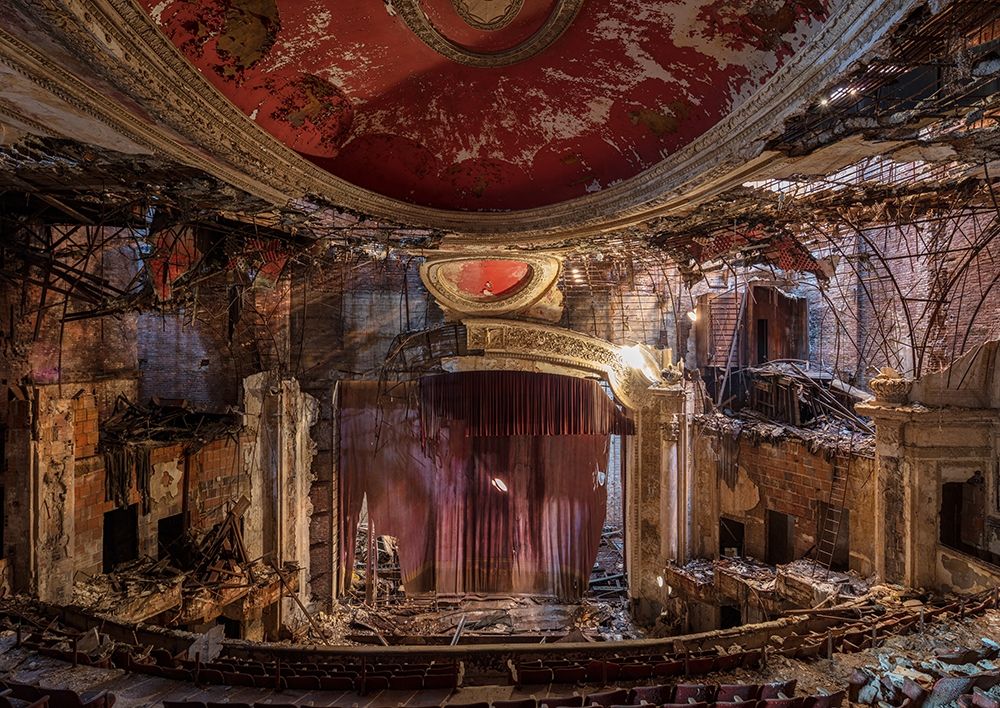 Abandoned Theatre, New Jersey (I) art print by Richard Berenholtz for $57.95 CAD
