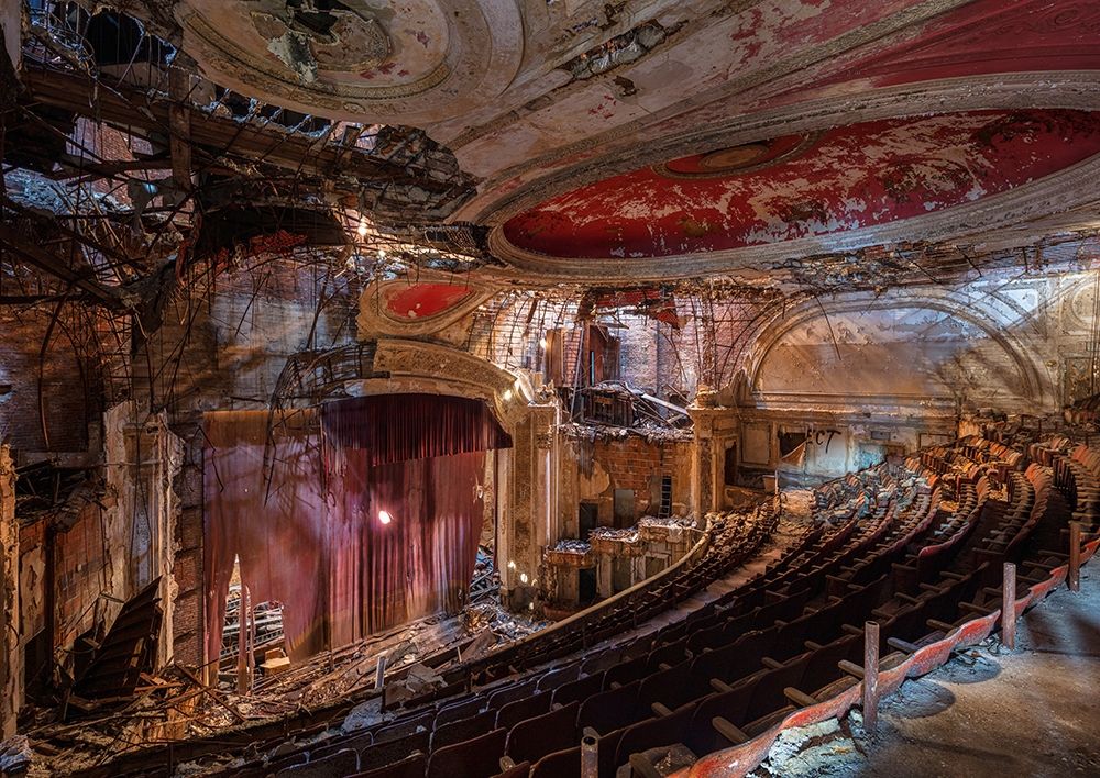 Abandoned Theatre, New Jersey (II) art print by Richard Berenholtz for $57.95 CAD