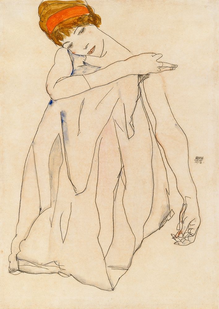 The Dancer art print by Egon Schiele for $57.95 CAD