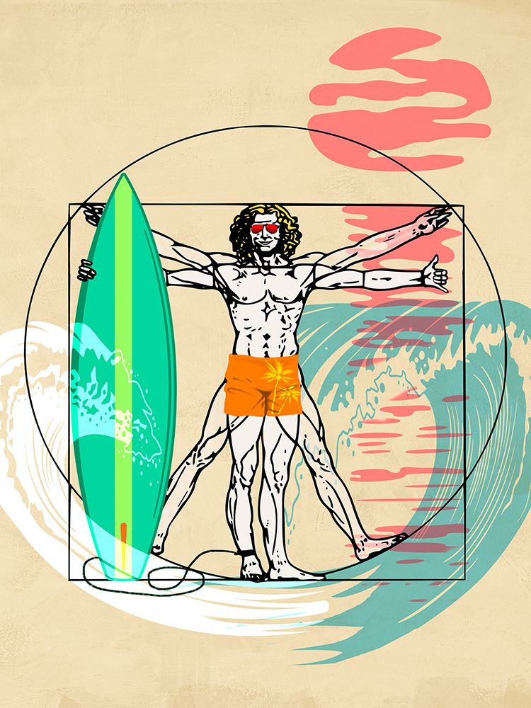Cogito Ergo Surf art print by Steven Hill for $57.95 CAD
